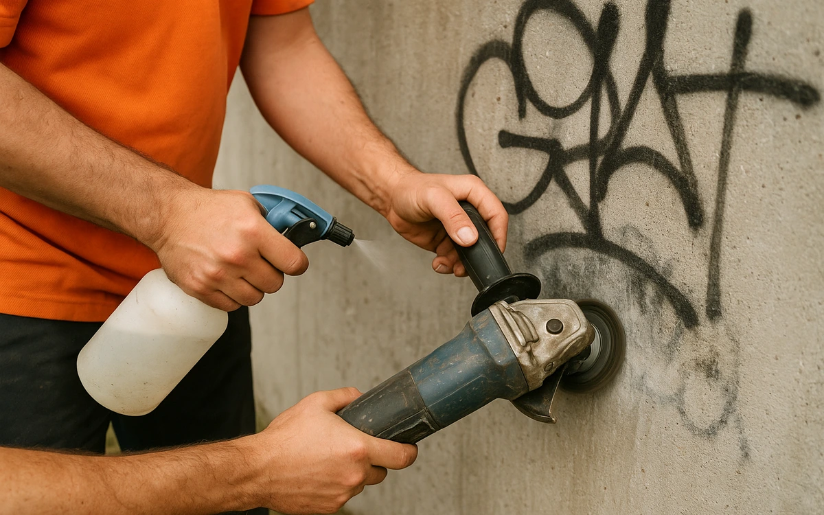 Graffiti removal contractor
